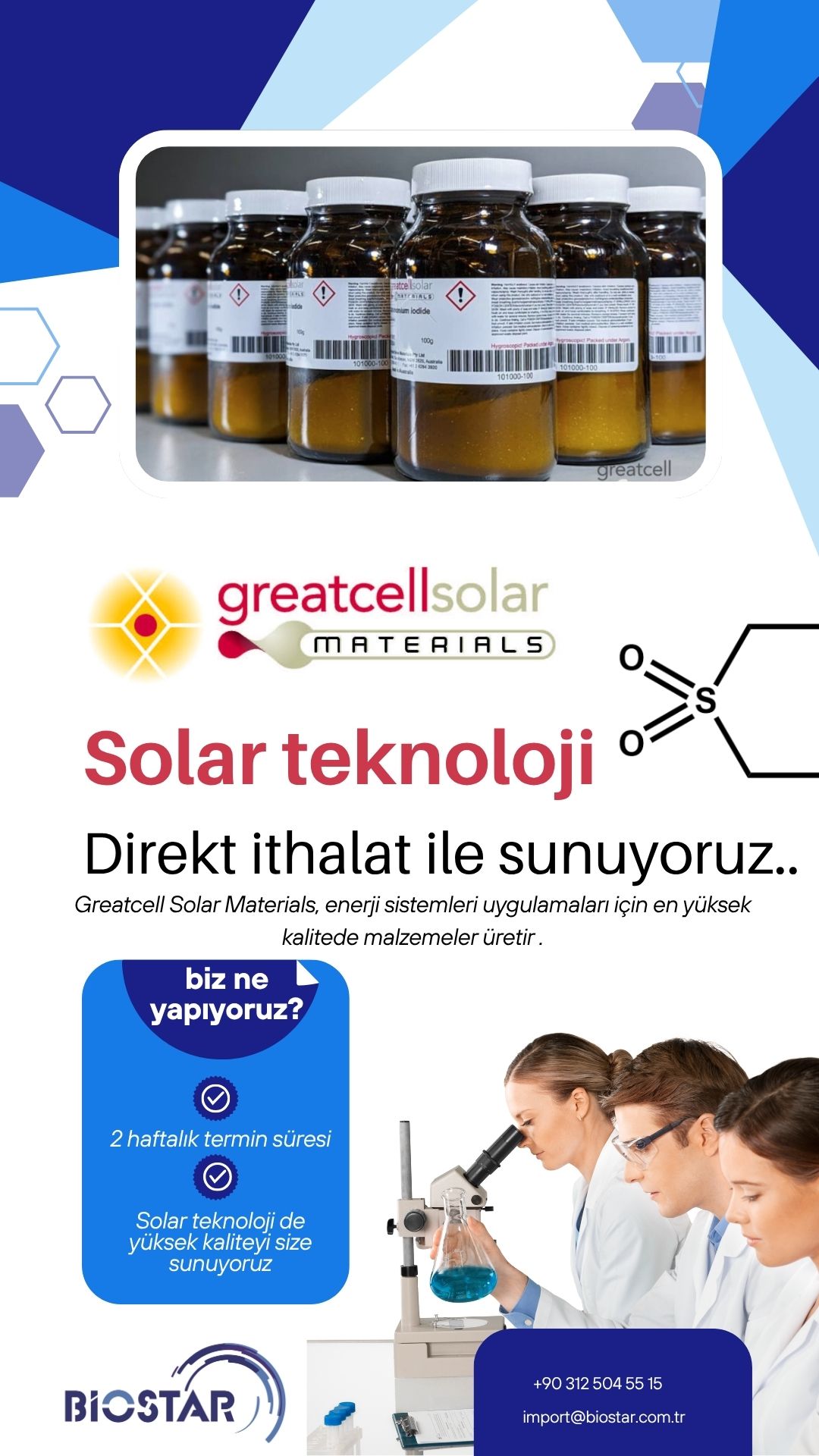 Greatcell Solar Materials Ürünleri Artık Türkiye’de!