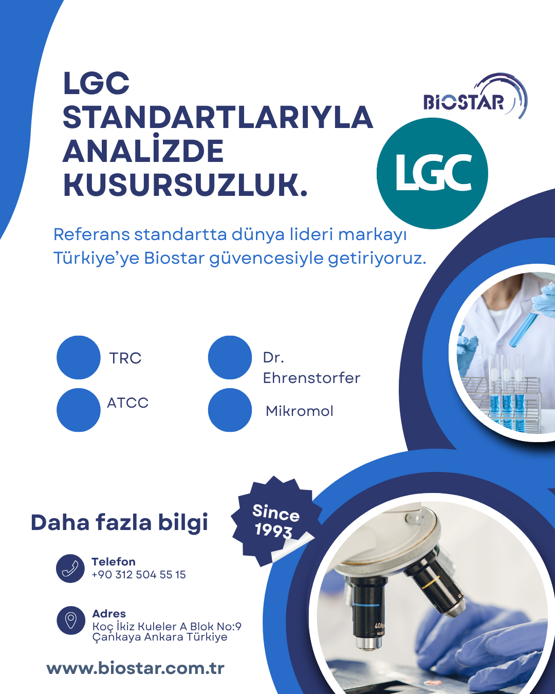 LGC Kalitesi, Bilimsel Güveninizin Temeli.
