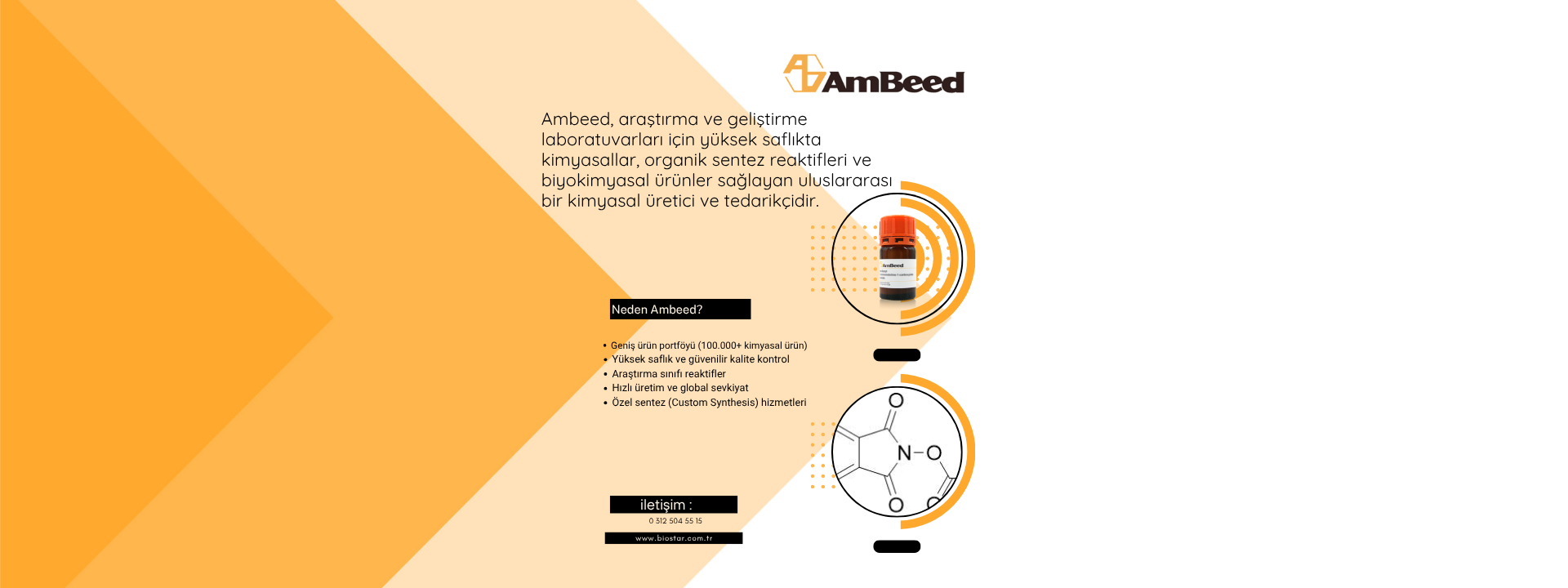 Ambeed ürünleri Biostar'da..