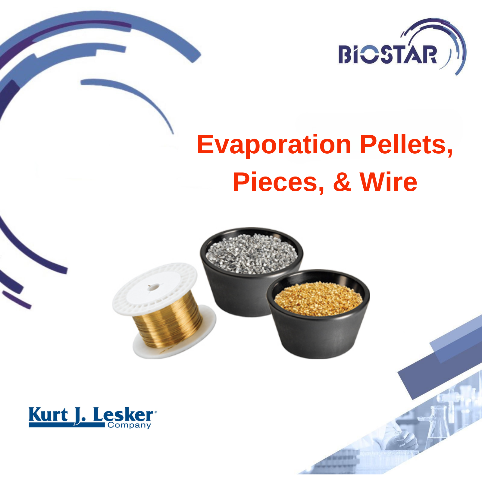  Evaporation Pellets, Pieces, & Wire