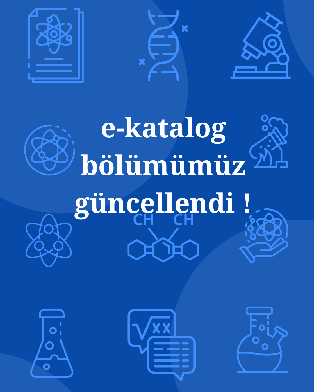 e-katalog bölümümüz güncellendi.