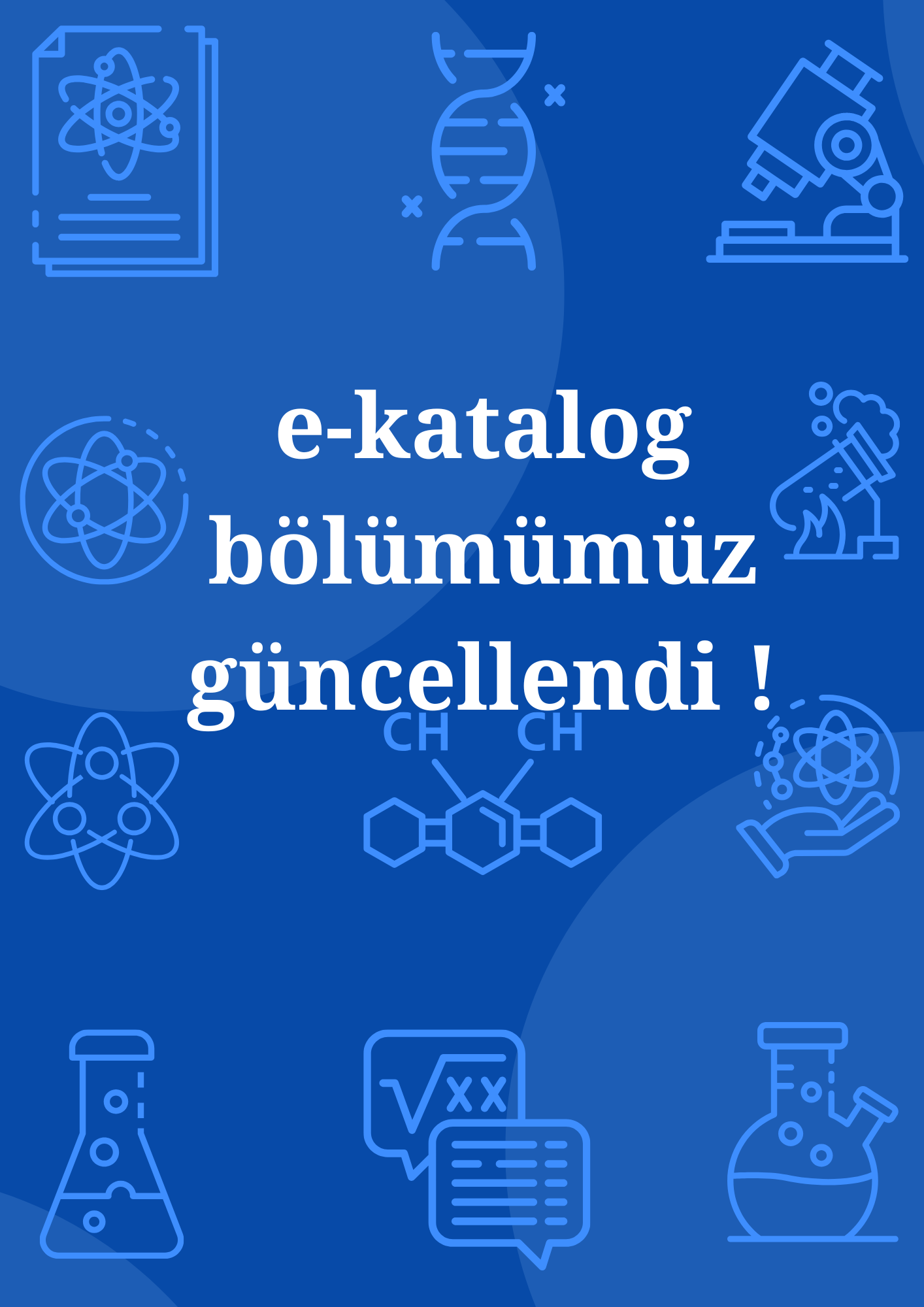 e-katalog bölümümüz güncellendi.