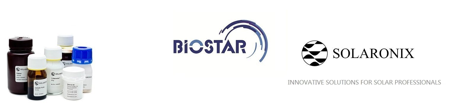 Solaronix ürünleri Biostar'da.